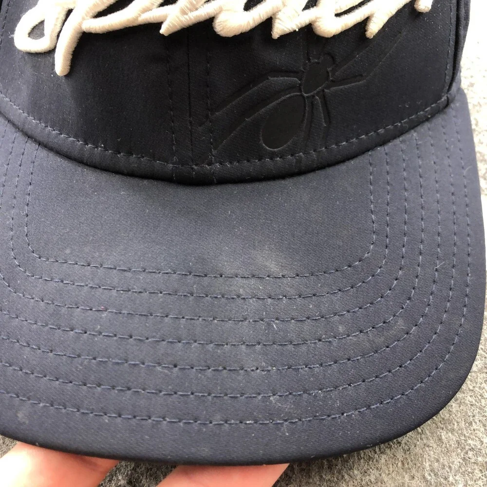 Spider Hat Cap Strap Back Mens Navy Blue Golf Pure Roll TaylorMade One Size - Picture 3 of 8
